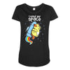 i need my space Maternity Scoop Neck T-shirt
