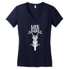 motorbike life behind bars Women's V-Neck T-Shirt