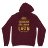 queens are born in 1978 Unisex Hoodie