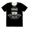 premium vintage 1991 classic perfectly aged limited edition All Over Women's T-shirt