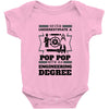 Never Underestimate A Pop Pop With An Engineer Degree Baby Onesie