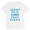 alphabet abc elemno V-Neck Tee