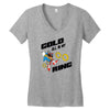 gold all in my ring Women's V-Neck T-Shirt