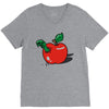 apple burster V-Neck Tee