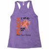 wear peach for  my [you can write any name] Racerback Tank