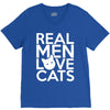 real men love cats (4) V-Neck Tee