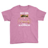 july girl is a perfect combination of princess and warrior Youth Tee
