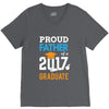 Class of 2017 Proud Father Graduation V-Neck Tee