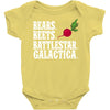 bears beets battlestar galactica Baby Bodysuit