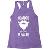 bearded for her pleasure Racerback Tank