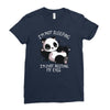 just resting my eyes Ladies Fitted T-Shirt