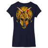 skull spartan Women's V-Neck T-Shirt