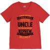 Super Cool Uncle Of A Freaking Awesome Nephew V-Neck Tee