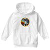 Nasa  Blue White Yellow Color Youth Hoodie