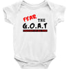 fear the goat Baby Bodysuit