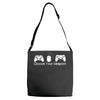 choose your weapon a game Adjustable Strap Totes