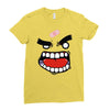 anger tee (flat version) Ladies Fitted T-Shirt