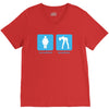 your girlfriend my girlfriend mens funny t shirt V-Neck Tee
