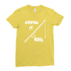 keeping it reel Ladies Fitted T-Shirt