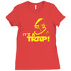 admiral ackbar it's a trap star wars funny cool death star Ladies Fitted T-Shirt