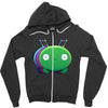 Mooncake Colorful Zipper Hoodie