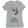 portal cat Ladies Fitted T-Shirt