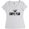 simple plan Women's Triblend Scoop T-shirt