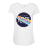 United States Space Force wint Planet Maternity Scoop Neck T-shirt