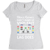 i love video games. Women's Triblend Scoop T-shirt