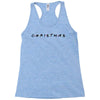 friends tv show parody christmas Racerback Tank