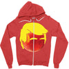 Peach Trump T-Shirt Zipper Hoodie