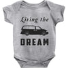 living the minivan dream Baby Onesie