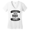 Premium Vintage  1981 Women's V-Neck T-Shirt