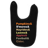 fall helvetica Baby Bibs