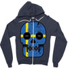 sweden till i die Zipper Hoodie
