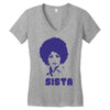 sista Women's V-Neck T-Shirt