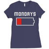 mondays suck Ladies Fitted T-Shirt