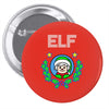 elf christmas Pin-back button