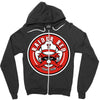 raider red Zipper Hoodie