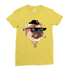 pug life Ladies Fitted T-Shirt