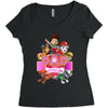 paw patrol birthday girl dad Women's Triblend Scoop T-shirt