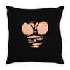 ripped muscles, six pack, Throw Pillow