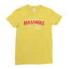 masshole massachusetts Ladies Fitted T-Shirt