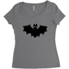 black bad Women's Triblend Scoop T-shirt