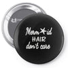 mermaid hair Pin-back button