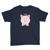 cute surprised pig pig Youth Tee