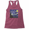 tardis starry night Racerback Tank