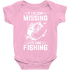If I've Gone Missing Fishing Baby Onesie