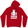 gym cat workout Unisex Hoodie