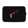 banksy headshot butterfly Laptop sleeve